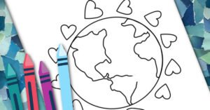 Earth Day Coloring Pages Kids Activities Blog fb
