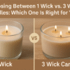 3 wick candle