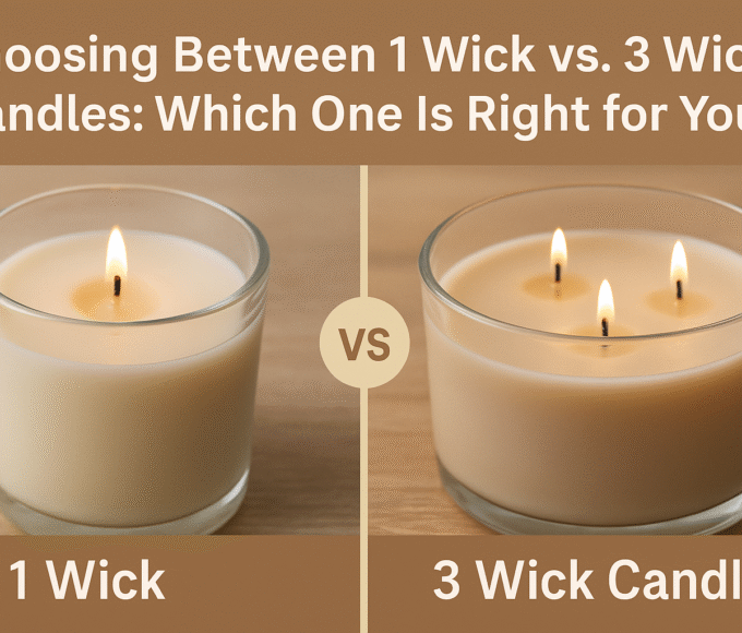 Choosing Between 1 Wick vs. 3 Wick Candles: Which One Is Right for You? 8 3 wick candle
