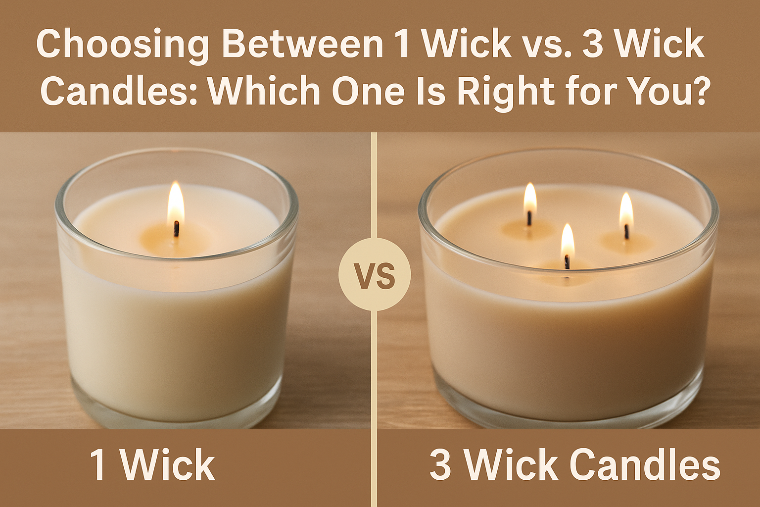 3 wick candle