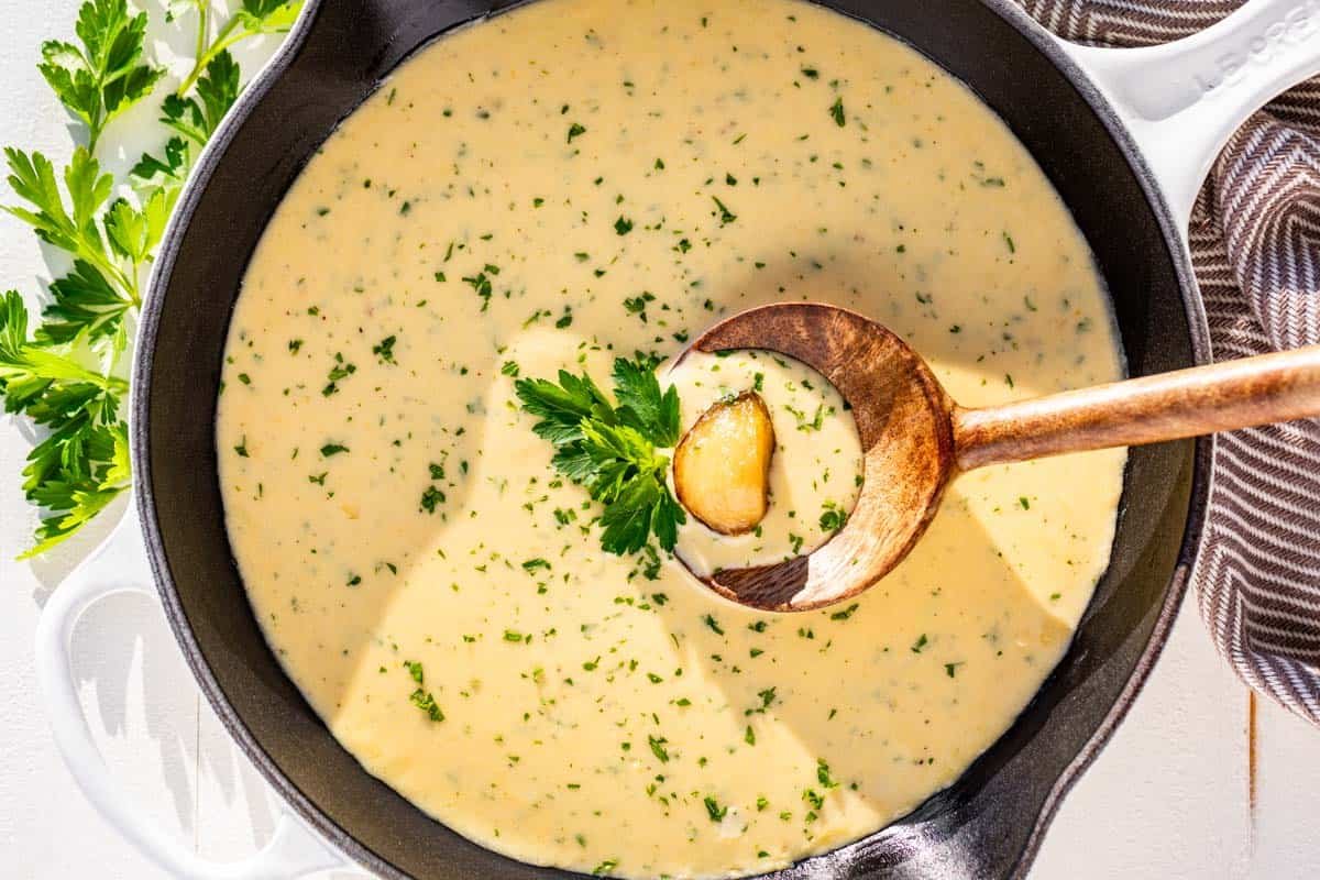 How to Make Creamy Garlic Sauce? Easiest Recipe! 1 Creamy Garlic Sauce
